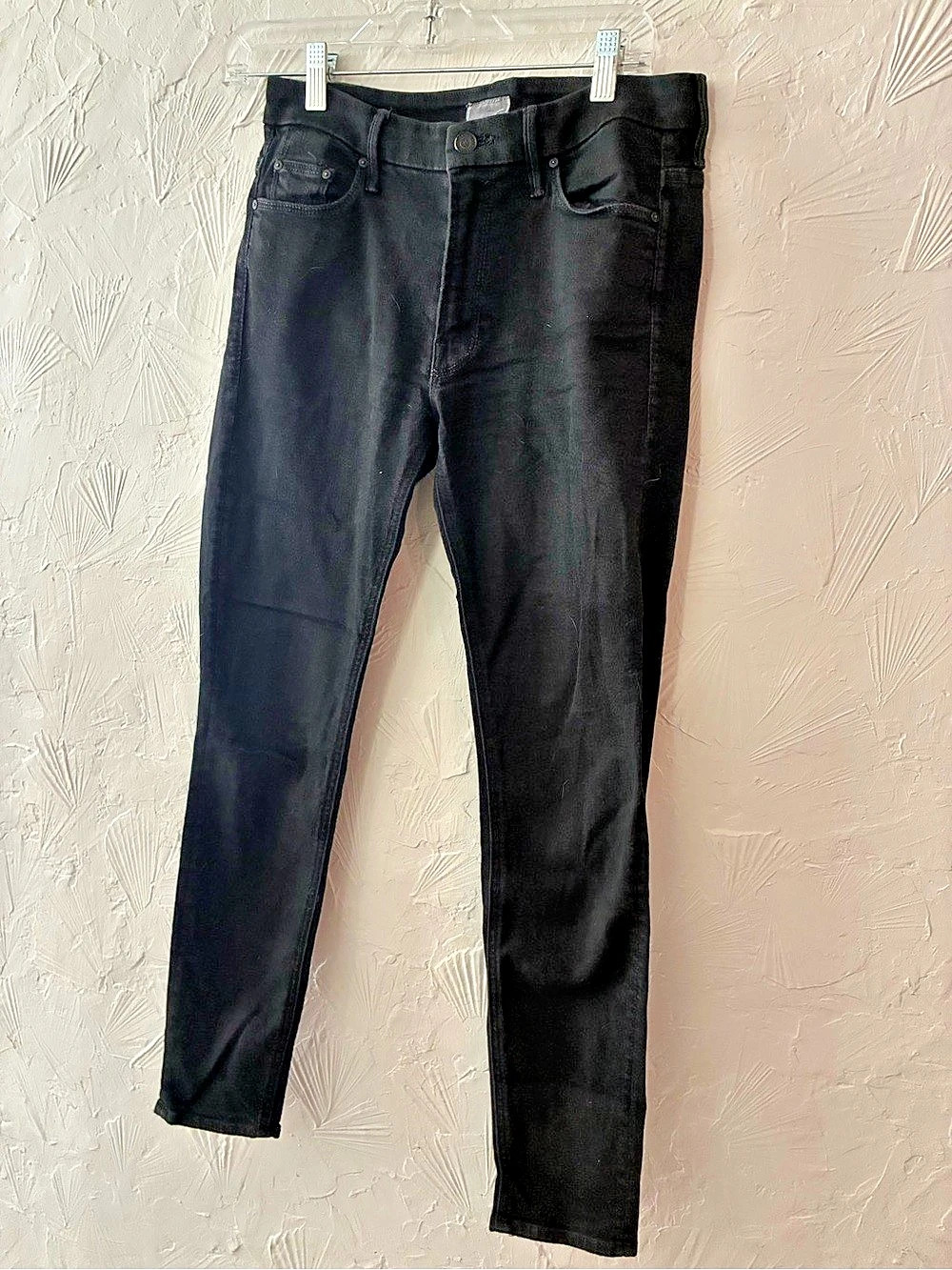 Mother The Looker High Rise Skinny Jeans Black Skinny Jeans Like New